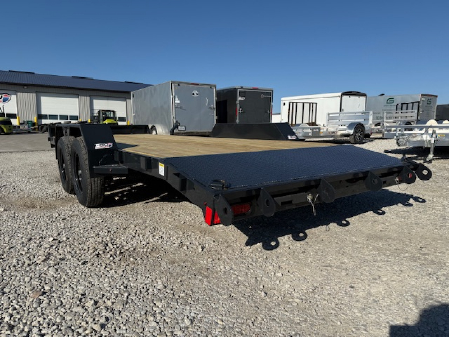 New 2026 Hillcrest Deep Charcoal 82"x18'+2' 7k Car Hauler Trailer