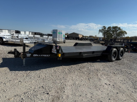 New 2026 Hillcrest Deep Charcoal 82 x18'+2' 10K Car Hauler Trailer
