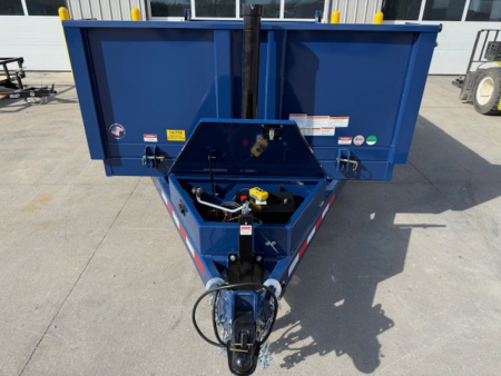 New 2026 Watchdog Blue 7'x14' 14k Bird Dog Dump Trailer