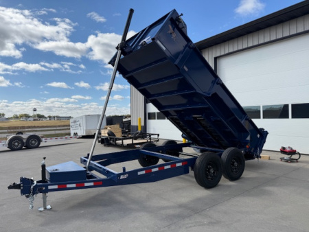 New 2026 Watchdog Blue 7'x14' 14k Bird Dog Dump Trailer