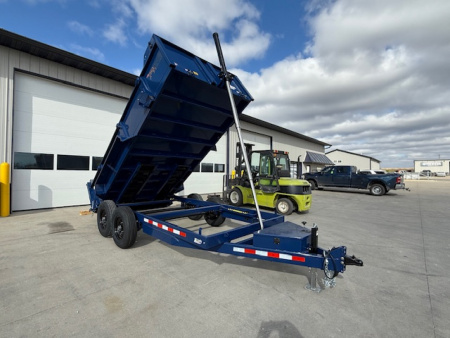 New 2026 Watchdog Blue 7'x14' 14k Bird Dog Dump Trailer