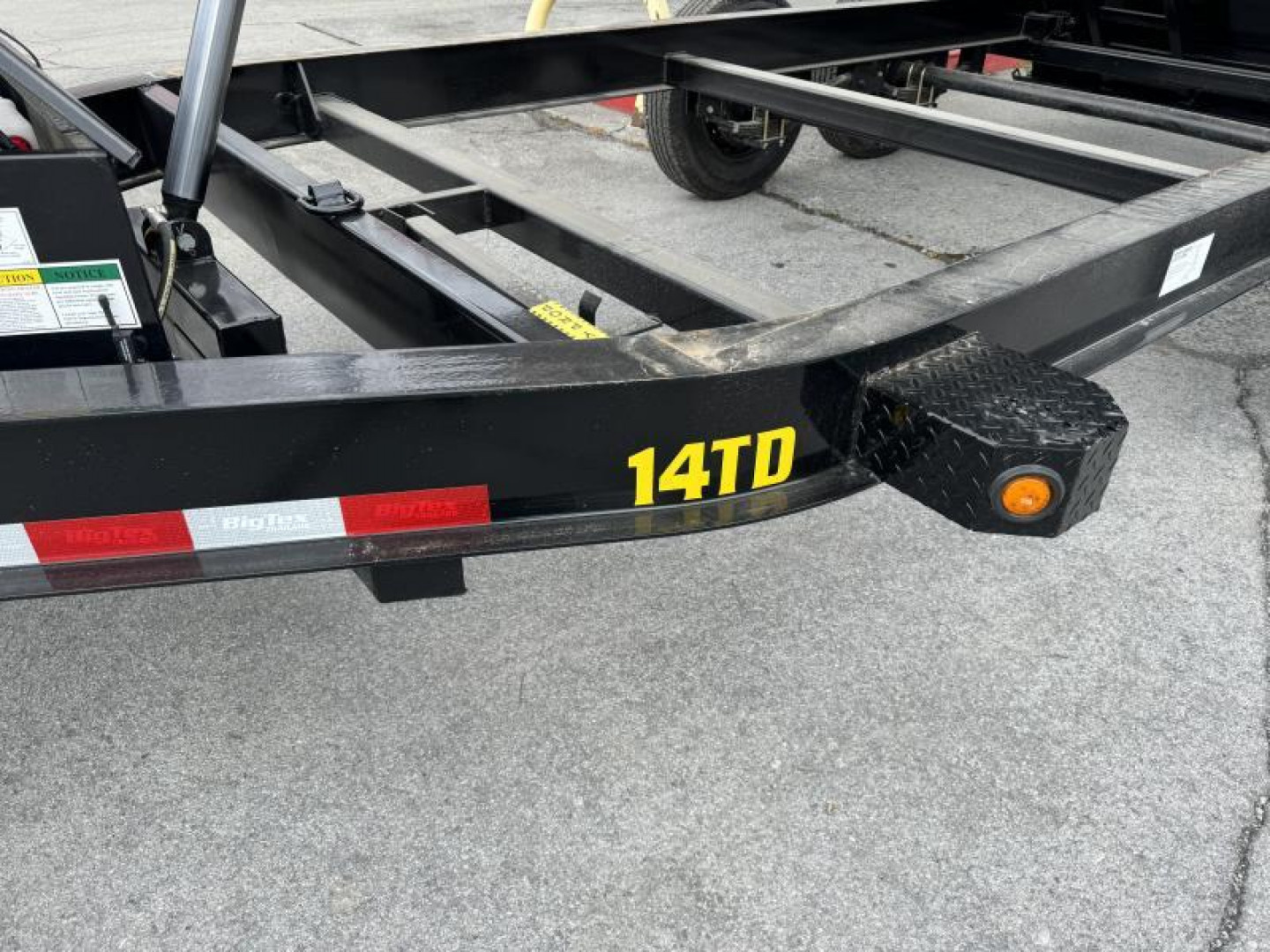 New 2026 Big Tex 14TD-7X16 Dump Trailer TELESCOPIC LIFT COMBO GATE