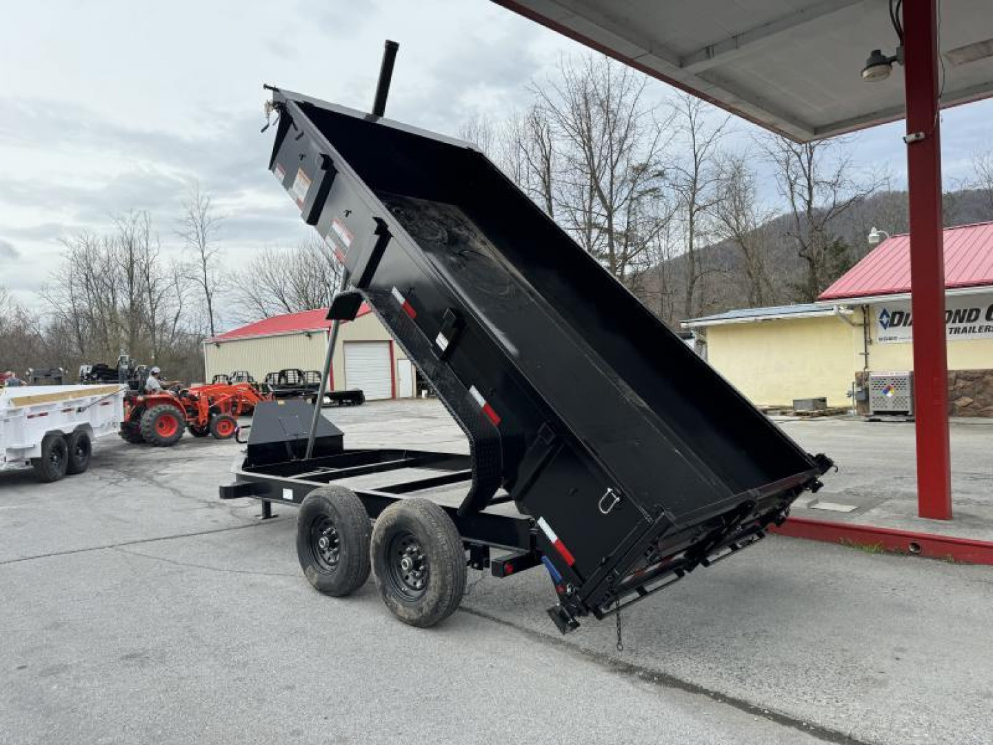 New 2026 Big Tex 14TD-7X16 Dump Trailer TELESCOPIC LIFT COMBO GATE