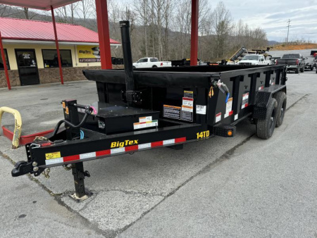 New 2026 Big Tex 14TD-7X16 Dump Trailer TELESCOPIC LIFT COMBO GATE