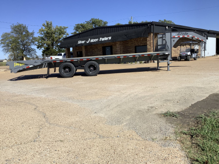 New 2026 Delta Trailers 210GN 20′ + 5′ (24K) Gooseneck Trailer with Super Ramps