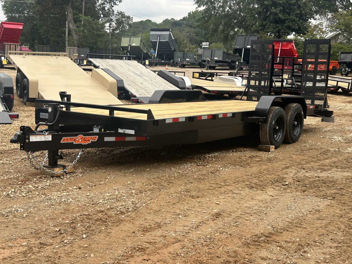 New 2026 Down 2 Earth Trailers 7x22 17.5K Equipment Trailer
