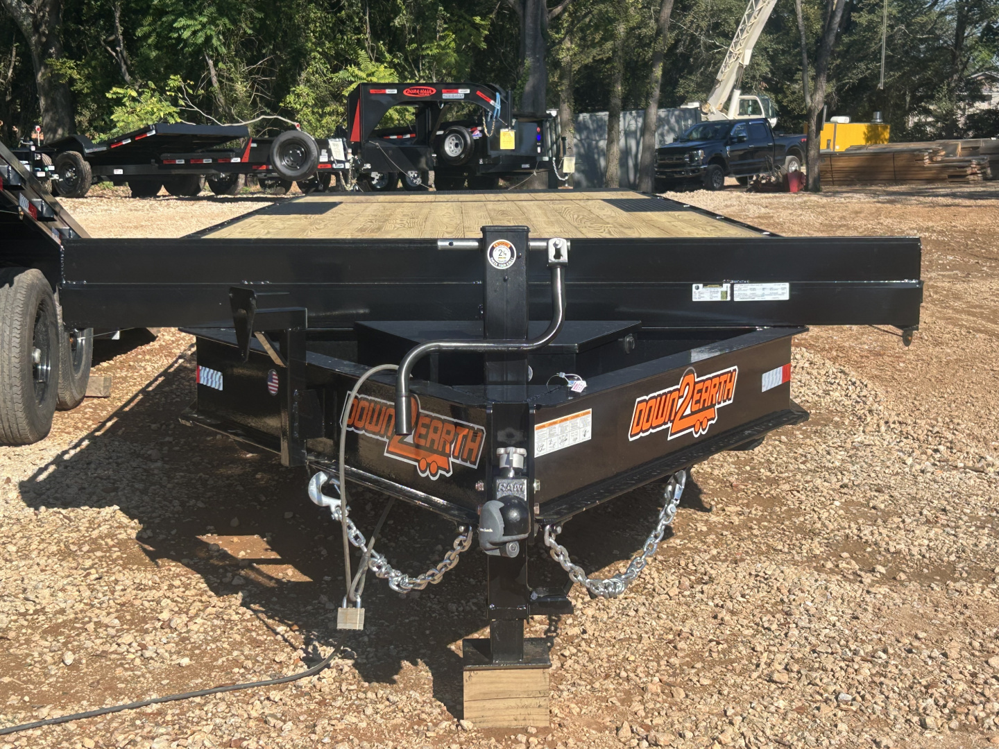 New 2026 Down 2 Earth Trailers 8.5x26 14K Deckover Tilt Trailer