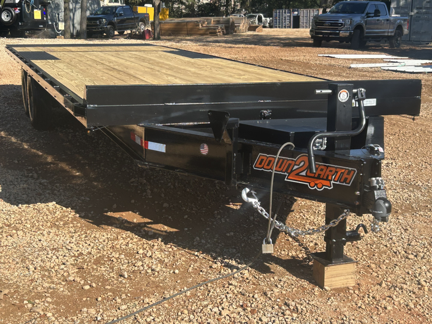 New 2026 Down 2 Earth Trailers 8.5x26 14K Deckover Tilt Trailer