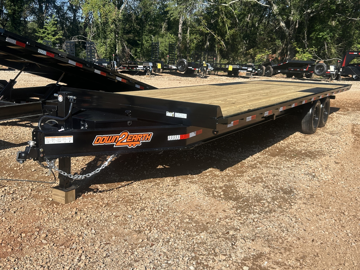 New 2026 Down 2 Earth Trailers 8.5x26 14K Deckover Tilt Trailer