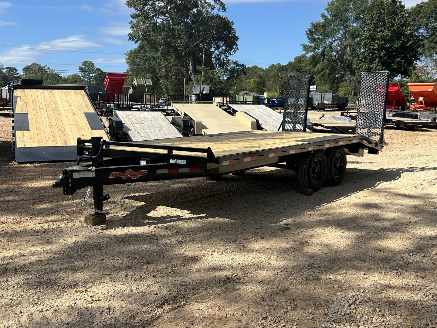 New 2026 Down 2 Earth Trailers 8.5x20 14K Deckover Equipment Trailer