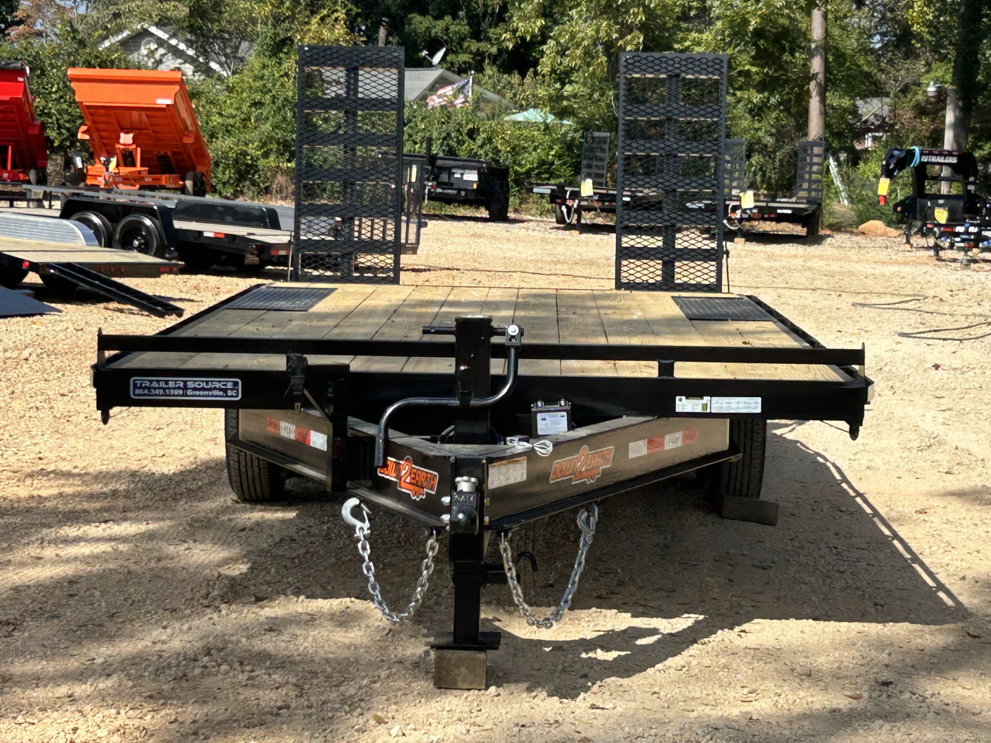 New 2026 Down 2 Earth Trailers 8.5x20 14K Deckover Equipment Trailer