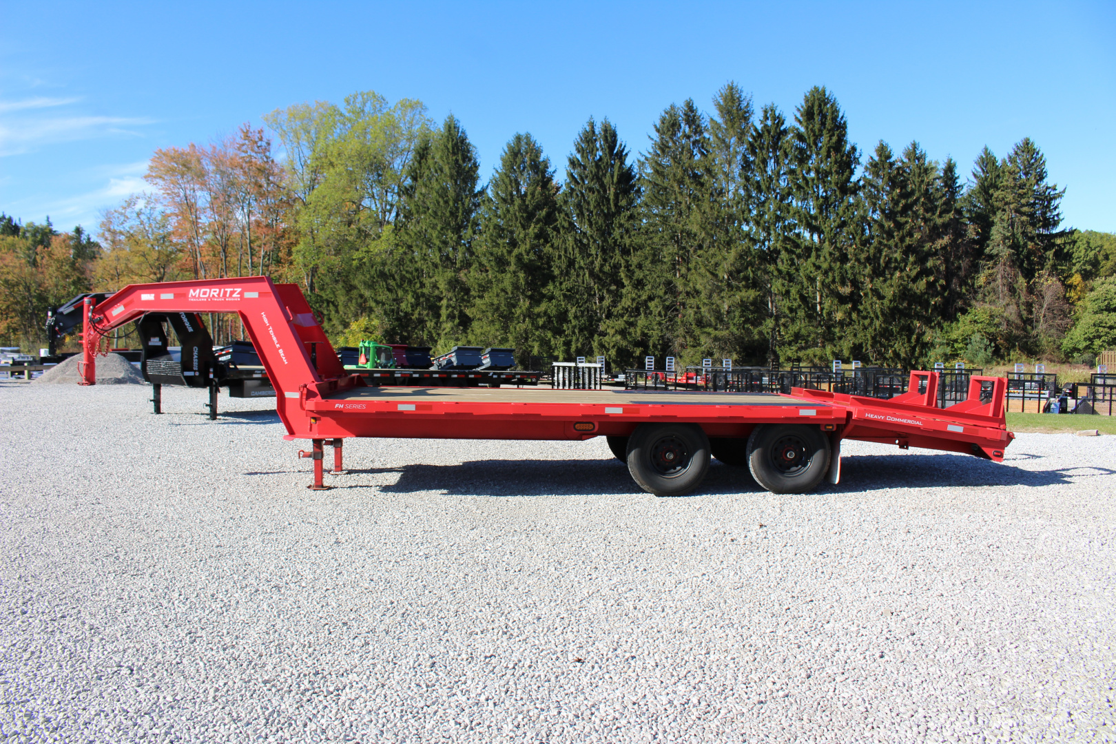 Used 2005 Moritz International FBG+5-16 Gooseneck Trailer - 14,500# GVW