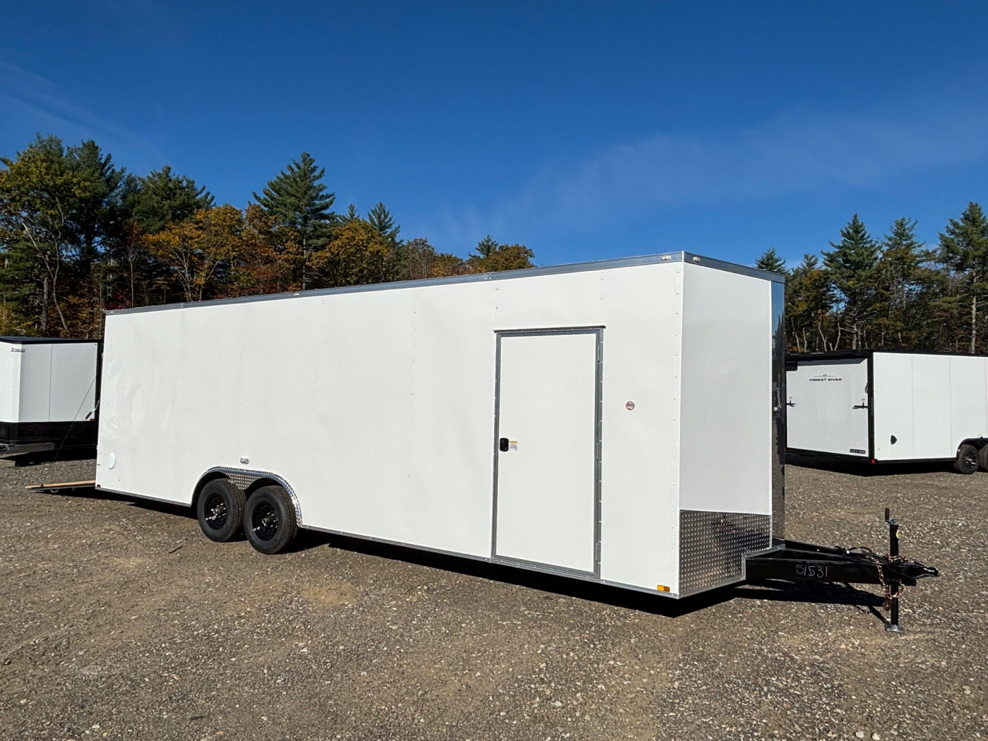 New 2026 SPARTAN 8.5X26 + 2ft V nose/ 7'6 Int Height /.030 Exterior/ Triple tube tongue / - 9990gvw