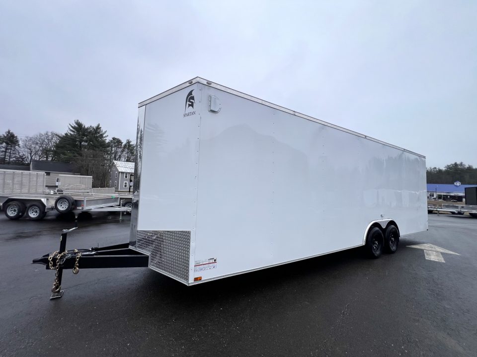 New 2026 SPARTAN 8.5X26 + 2ft V nose/ 7'6 Int Height /.030 Exterior/ Triple tube tongue / - 9990gvw