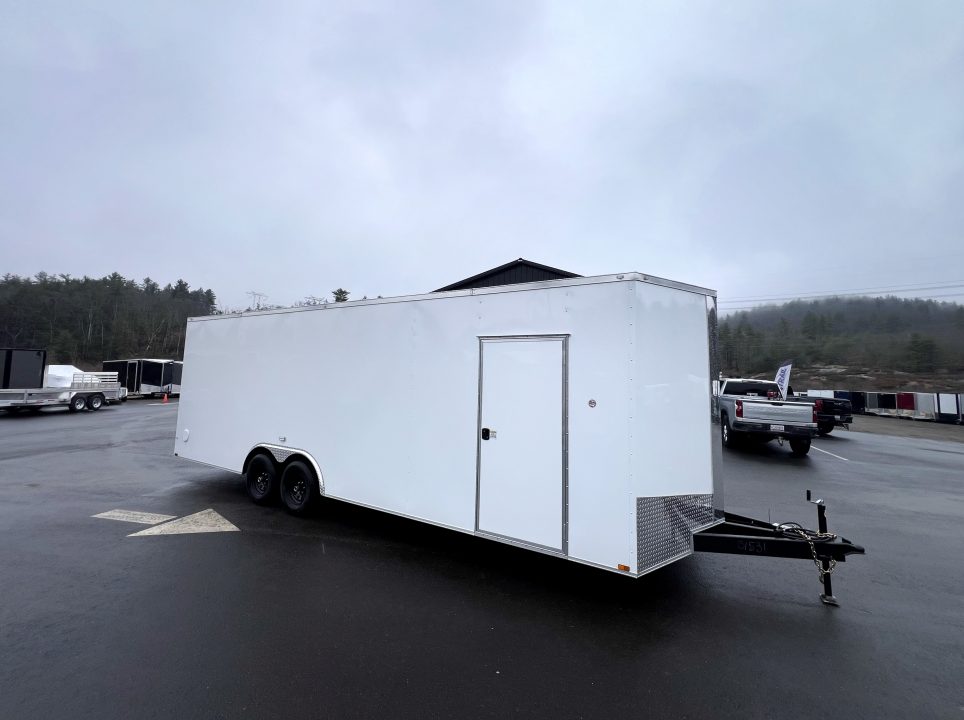 New 2026 SPARTAN 8.5X26 + 2ft V nose/ 7'6 Int Height /.030 Exterior/ Triple tube tongue / - 9990gvw
