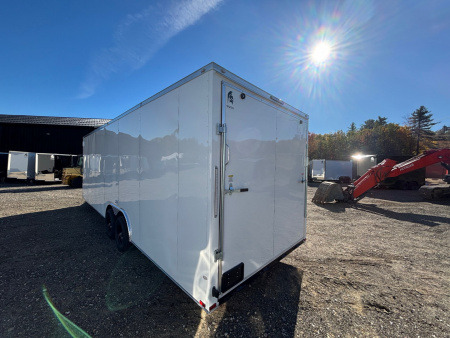 New 2026 SPARTAN 8.5X26 + 2ft V nose/ 7'6 Int Height /.030 Exterior/ Triple tube tongue / - 9990gvw