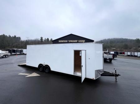 New 2026 SPARTAN 8.5X26 + 2ft V nose/ 7'6 Int Height /.030 Exterior/ Triple tube tongue / - 9990gvw