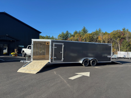 New 2026 High Country 7x22 + 5ft V nose - Snowmobile Trailer/ Four Place / Drive In-Out / All Aluminum - 7000gvw
