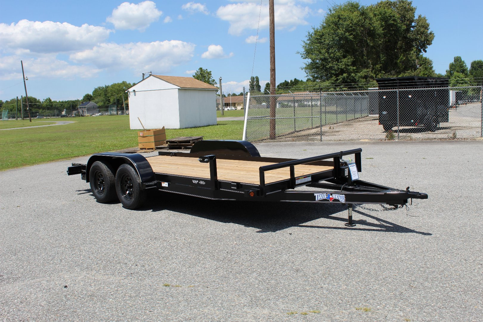 New 2025 TEXAS BRAGG TRAILERS 16 LCH Car Trailer w/ Welded D-Rings