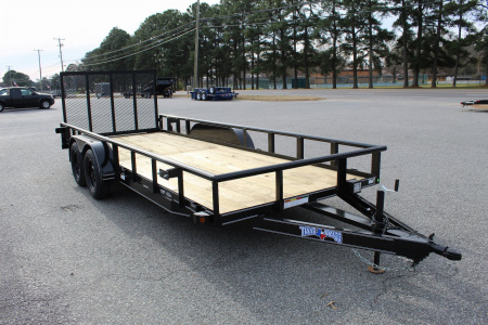 New 2025 TEXAS BRAGG TRAILERS 18P w/ Gate Utility Trailer