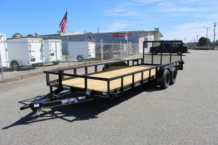 New 2025 TEXAS BRAGG TRAILERS 20P w/ Gate Utility Trailer