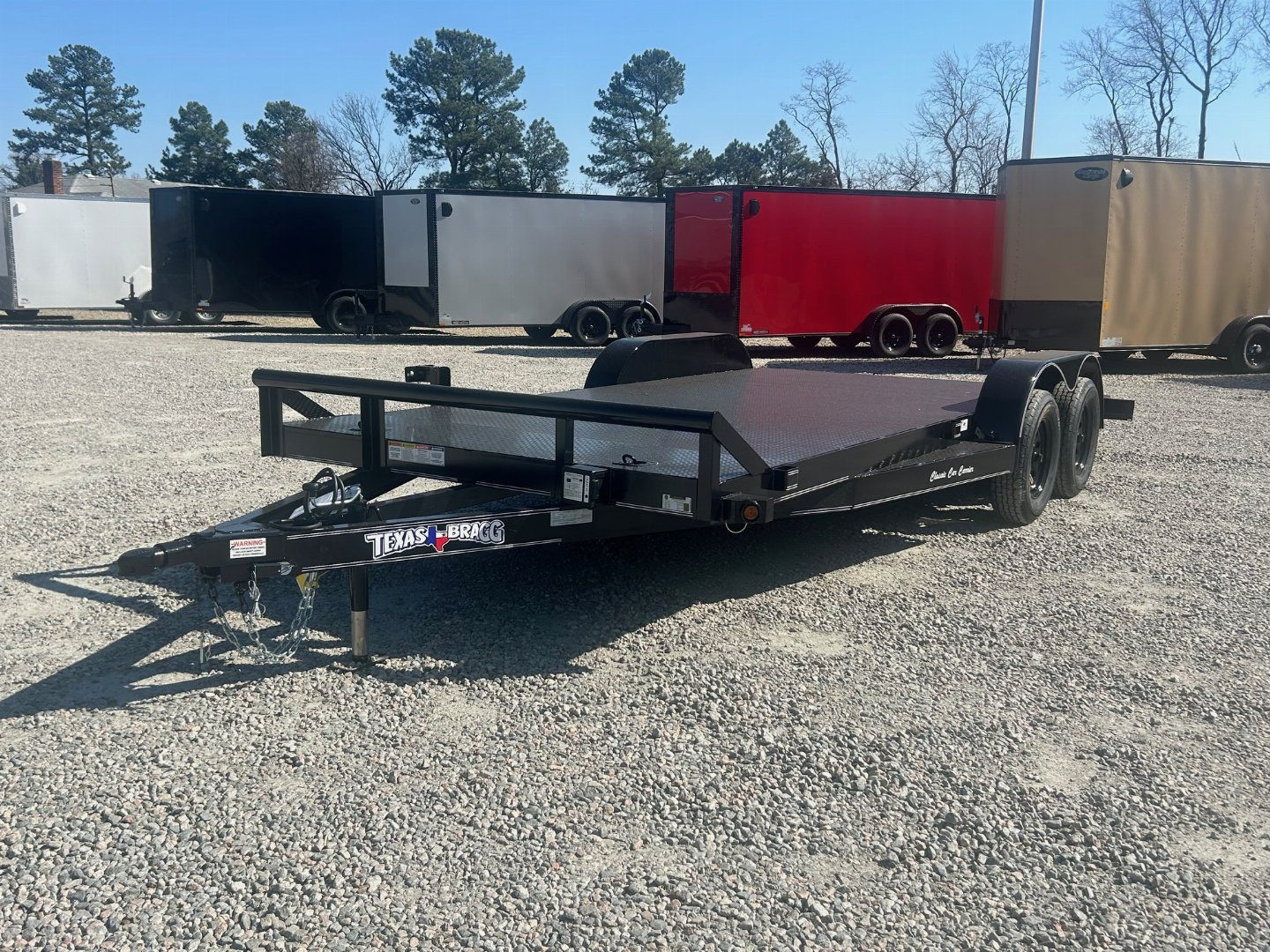 New 2025 Texas Bragg Trailers 20' CCC 10K Car Hauler