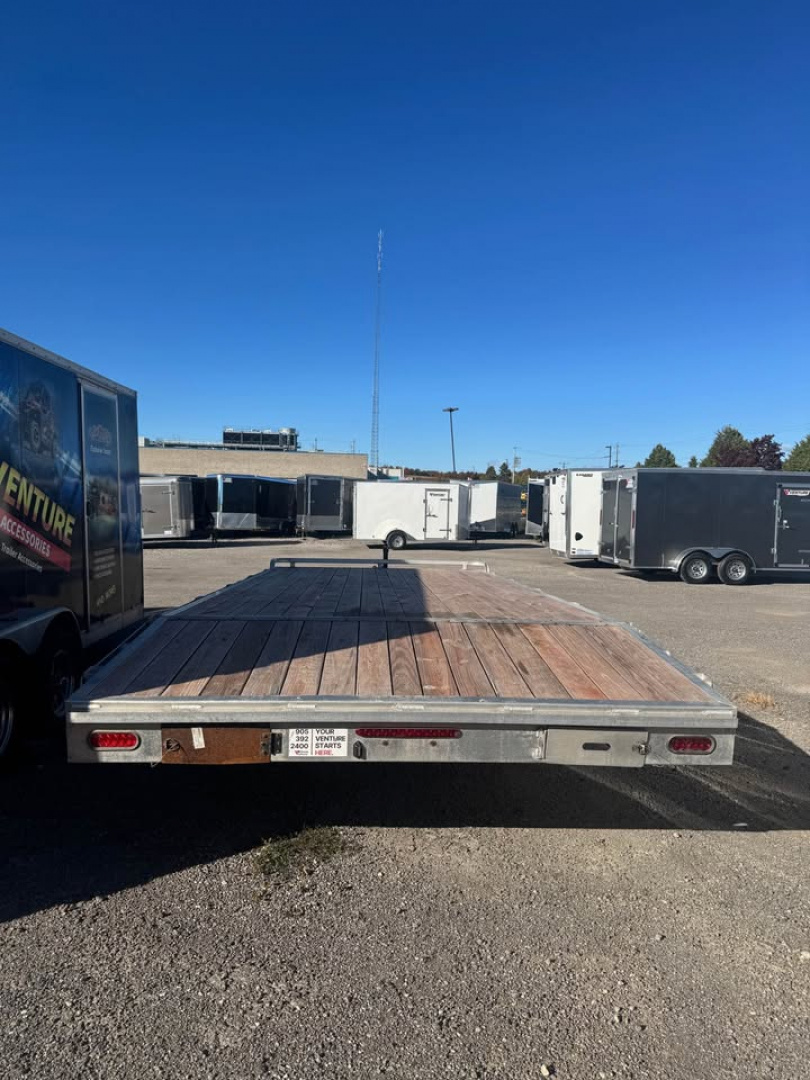 Used 2022 8.5x20 Aluminum Deckover with 5200lbs Axles by Legend Premium Trailers