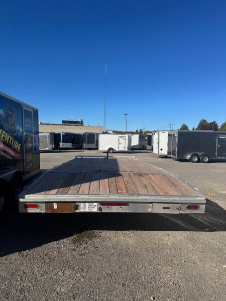 Used 2022 8.5x20 Aluminum Deckover with 5200lbs Axles by Legend Premium Trailers