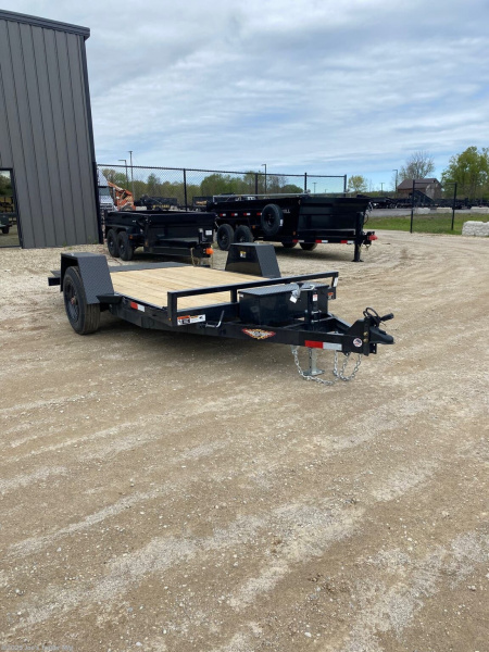 New 2025 H&H H7812GTL-100 Gravity Tilt Equipment Trailer