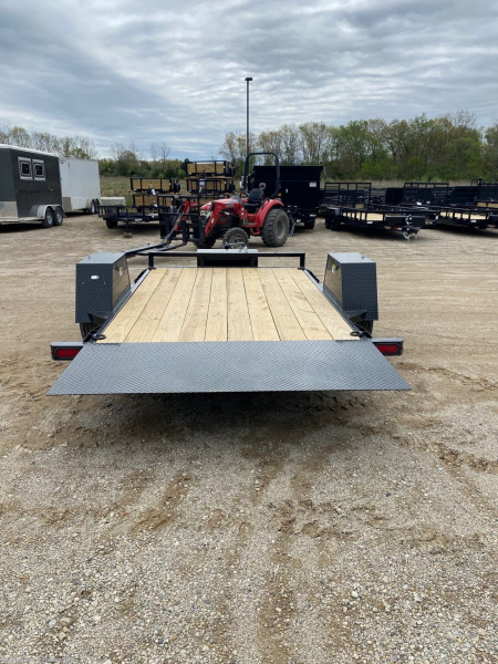 New 2025 H&H H7812GTL-100 Gravity Tilt Equipment Trailer