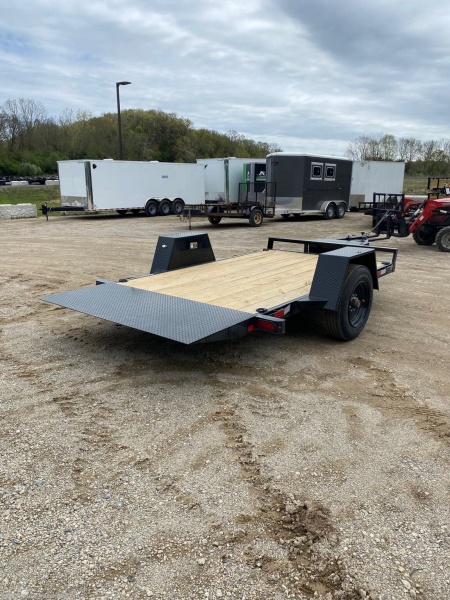 New 2025 H&H H7812GTL-100 Gravity Tilt Equipment Trailer