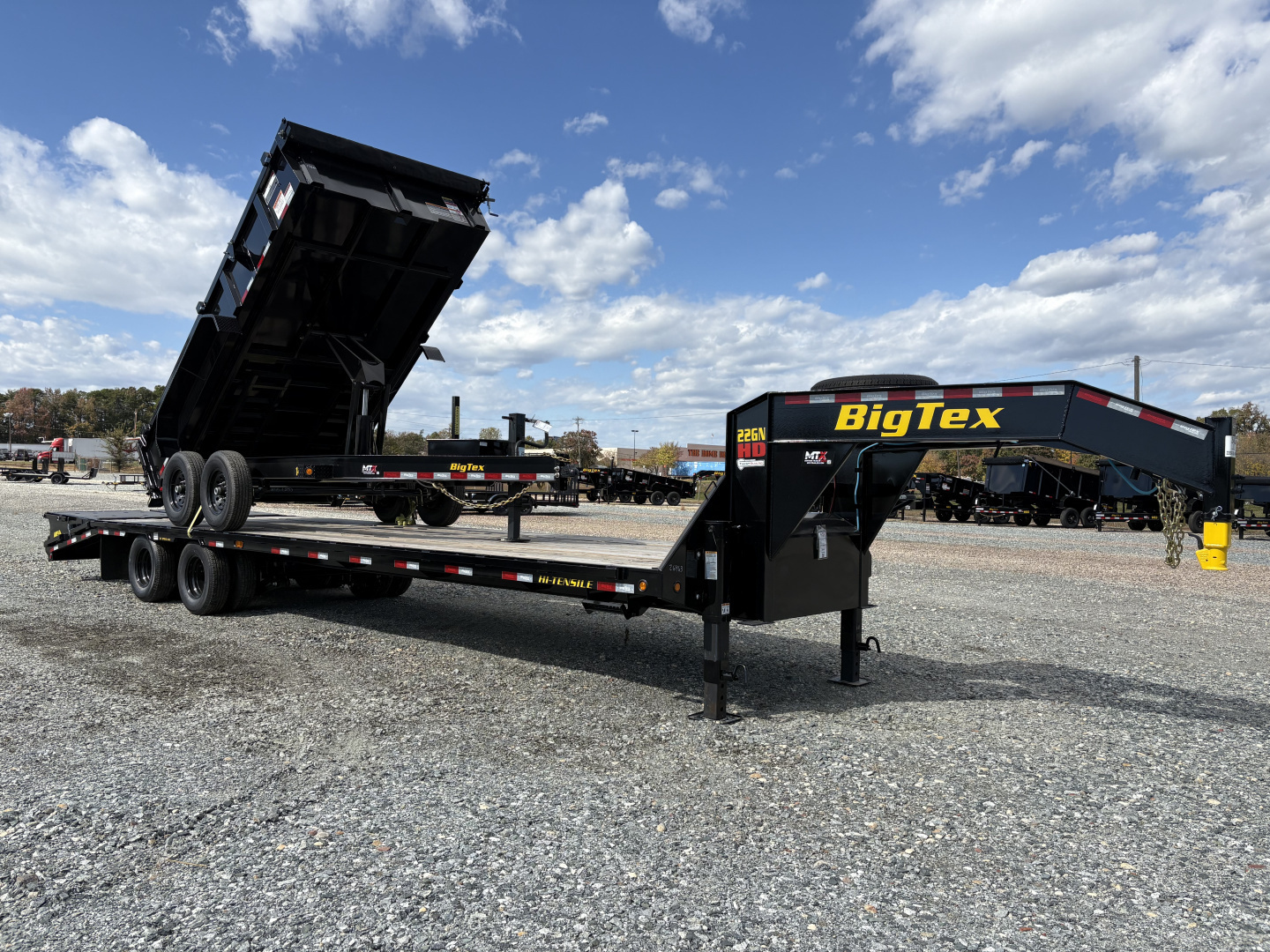 New 2026 Big Tex Trailers 28+5 22GN Gooseneck w/ Mega Ramps Flatbed Trailer