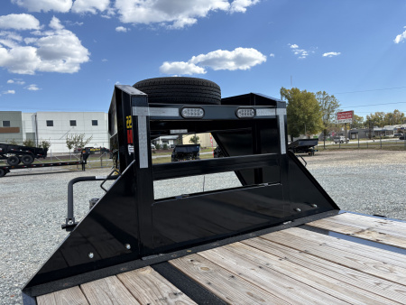 New 2026 Big Tex Trailers 28+5 22GN Gooseneck w/ Mega Ramps Flatbed Trailer