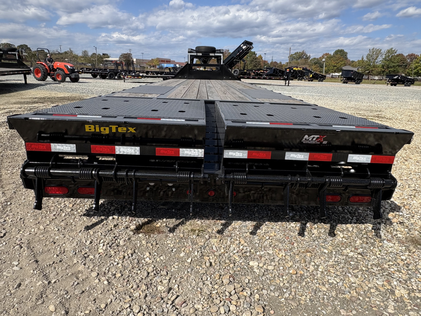 New 2026 Big Tex Trailers 25+5 25GN Gooseneck w/ Mega Ramps 25900 GVWR Flatbed Trailer