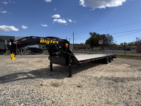 New 2026 Big Tex Trailers 25+5 25GN Gooseneck w/ Mega Ramps 25900 GVWR Flatbed Trailer