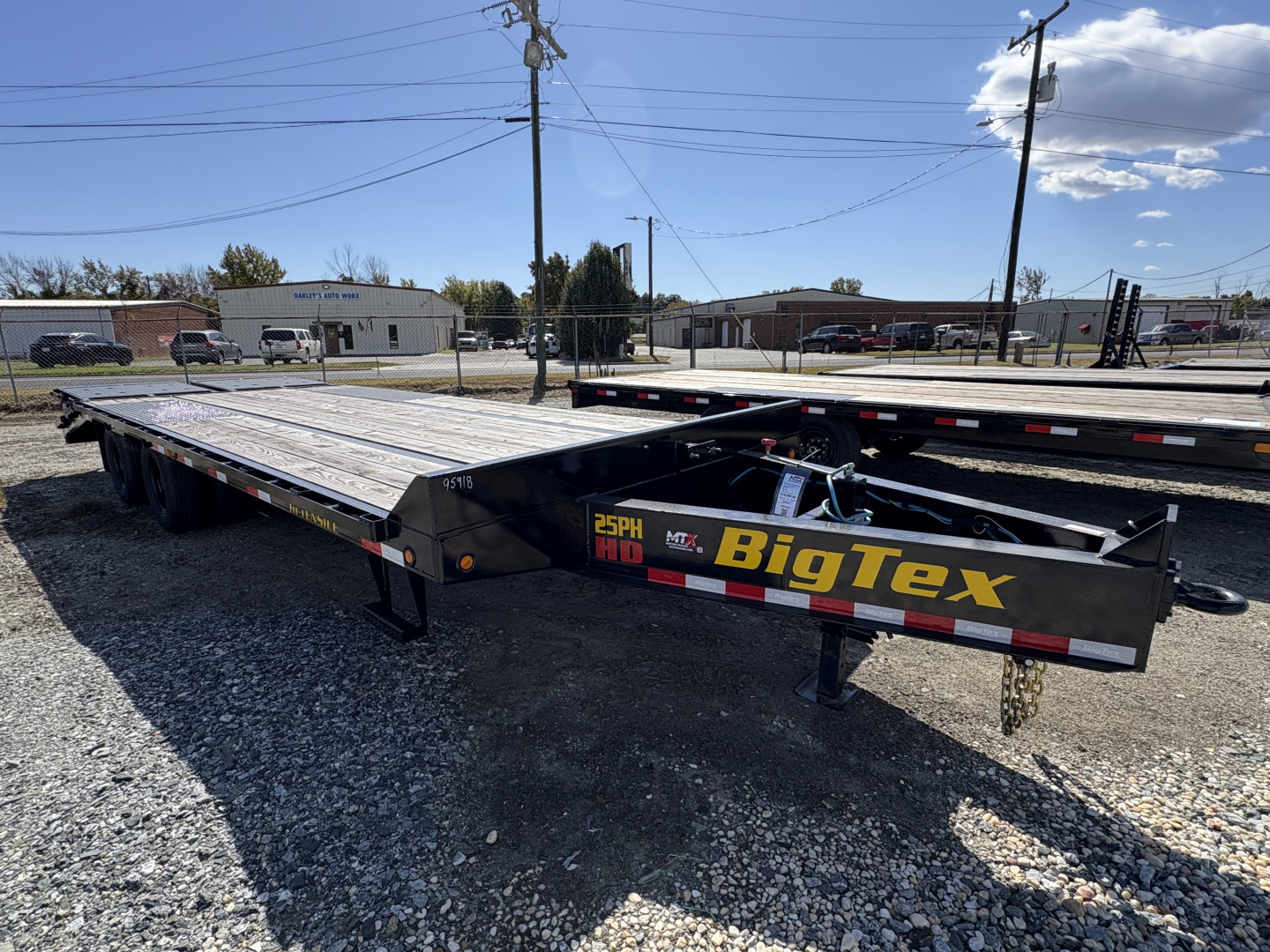 New 2025 Big Tex Trailers 20+5 25PH Over Deck Pintle w/ Mega Ramps Equipment Trailer *Take an additional $400 off with an instant rebate thru 5/31