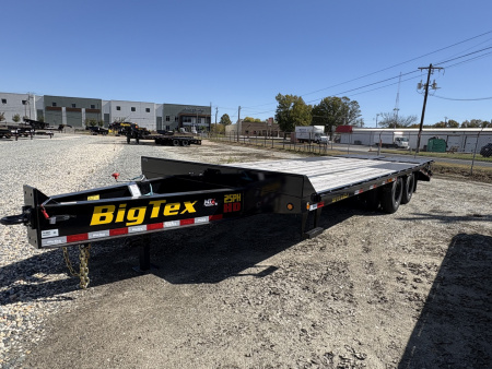 New 2025 Big Tex Trailers 20+5 25PH Over Deck Pintle w/ Mega Ramps Equipment Trailer