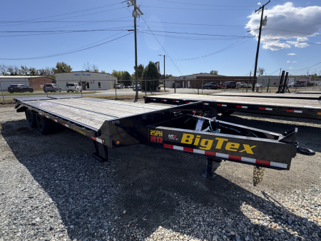 New 2025 Big Tex Trailers 20+5 25PH Over Deck Pintle w/ Mega Ramps Equipment Trailer *Take an additional $400 off with an instant rebate thru 5/31