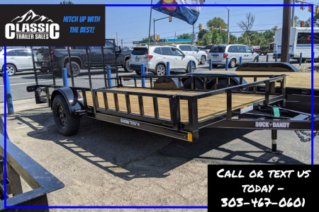 New 2025 Buck Dandy LB814 Utility Trailer