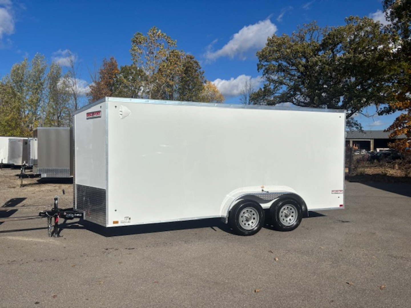 New 2026 Discovery Trailers 7.5x16 V-Nose Ramp Door Enclosed Trailer