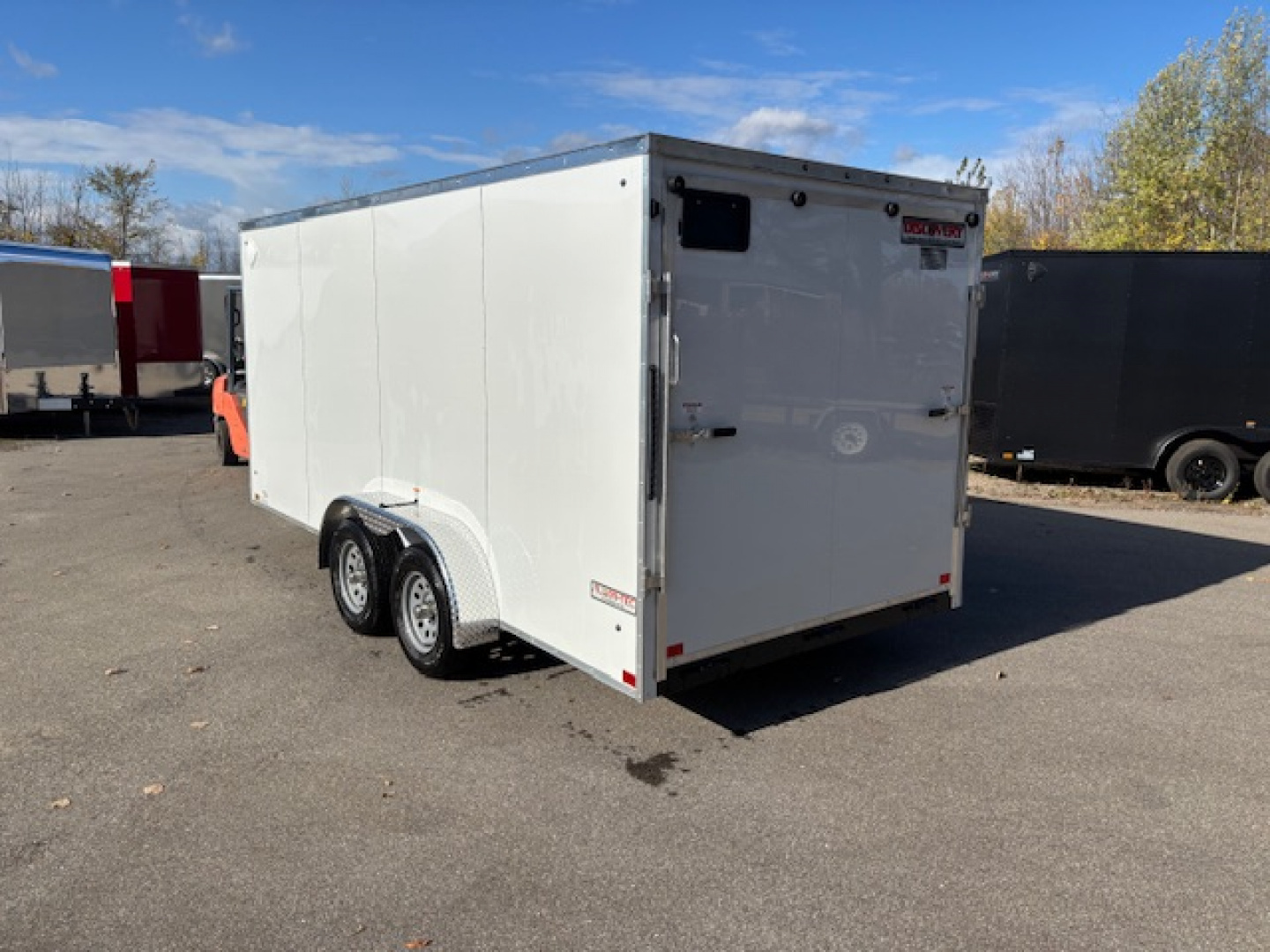 New 2026 Discovery Trailers 7.5x16 V-Nose Ramp Door Enclosed Trailer