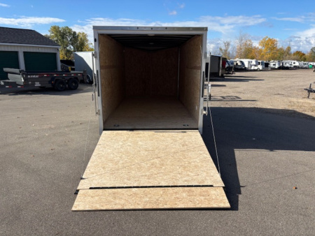 New 2026 Discovery Trailers 7.5x16 V-Nose Ramp Door Enclosed Trailer