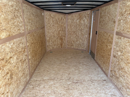 New 2026 Discovery Trailers 7.5x16 V-Nose Ramp Door Enclosed Trailer