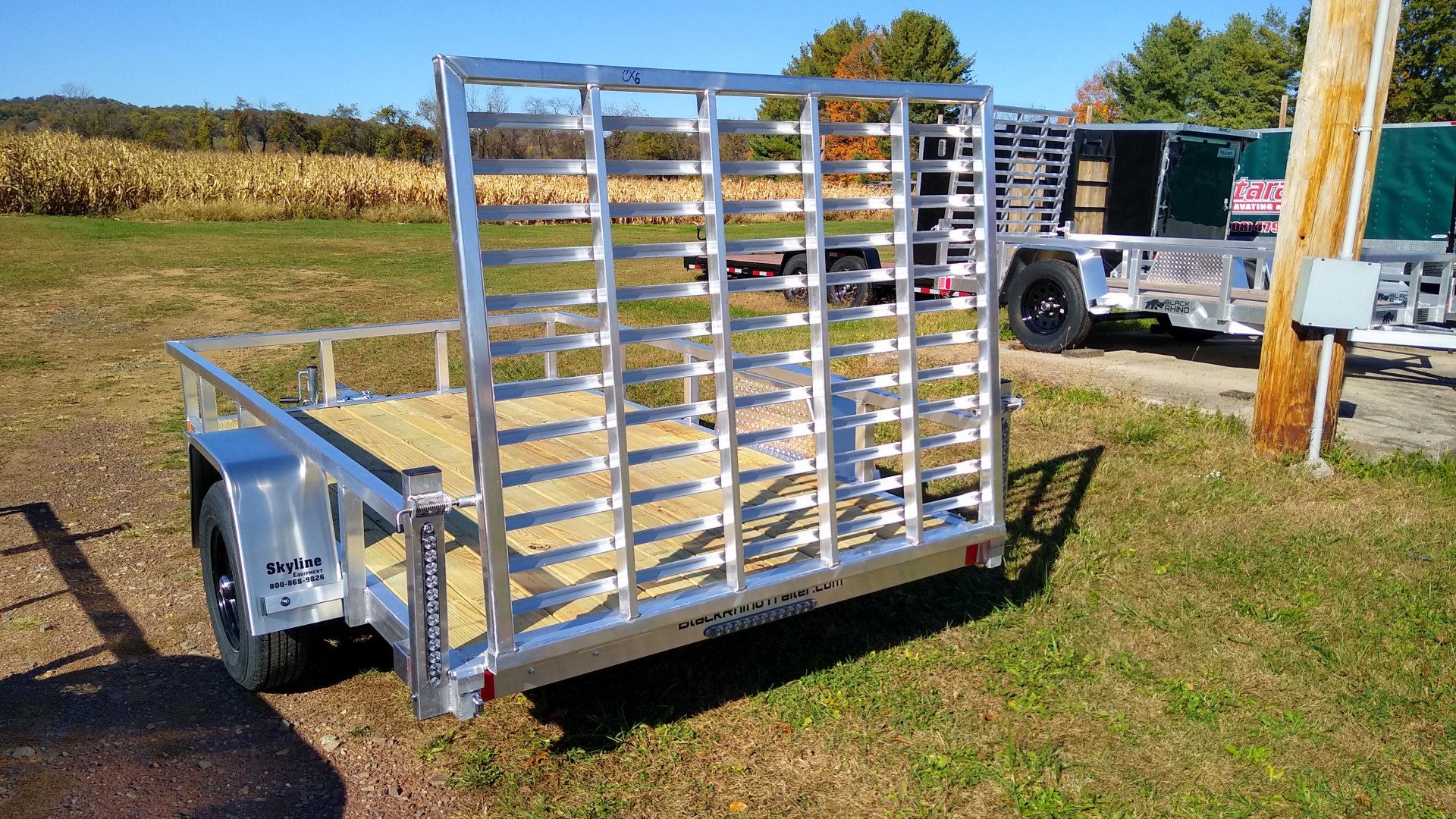 New 2026 Black Rhino EXS610 Utility Trailer