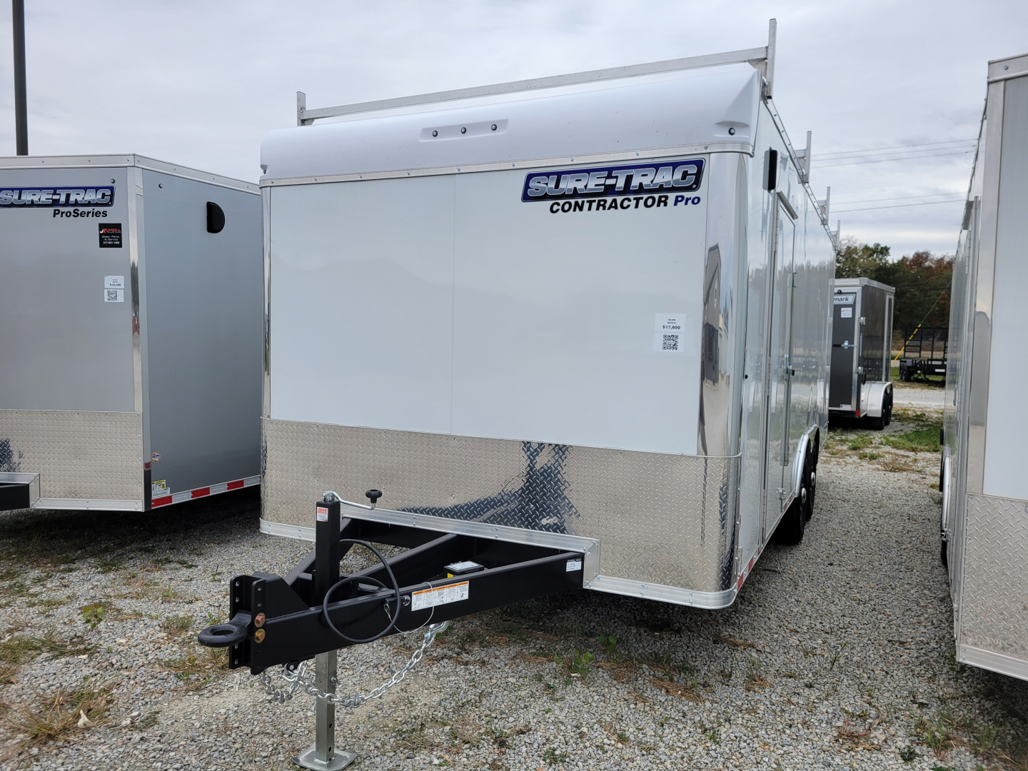 New 2026 Sure-Trac 8.5x20 Contractor Pro Bullnose Cargo / Enclosed Trailer