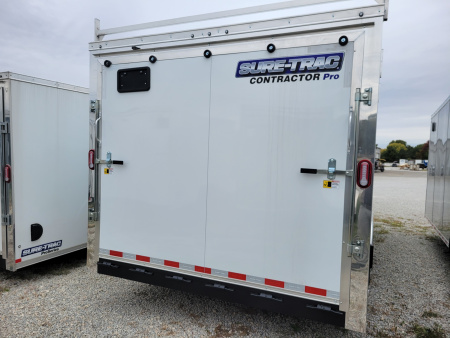 New 2026 Sure-Trac 8.5x20 Contractor Pro Bullnose Cargo / Enclosed Trailer
