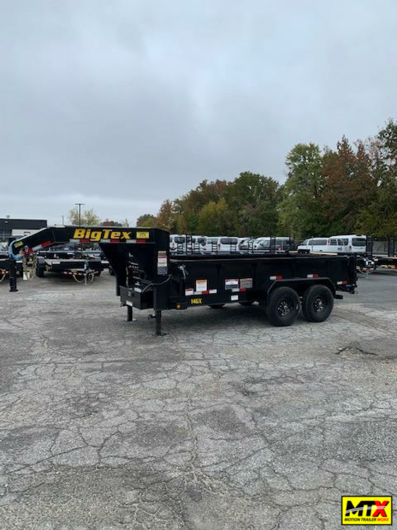 New 2025 Big Tex Trailers 7x14 Gooseneck 14GX w/ Slide-In Ramps Dump Trailer