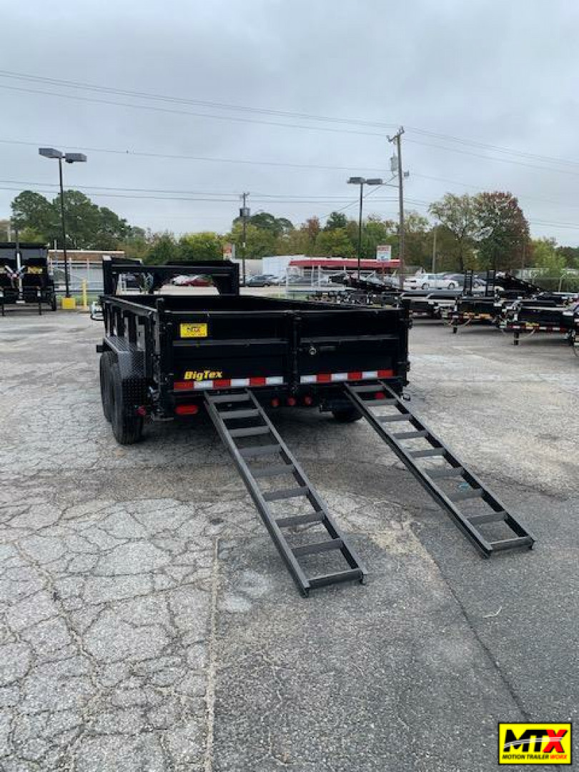 New 2025 Big Tex Trailers 7x14 Gooseneck 14GX w/ Slide-In Ramps Dump Trailer