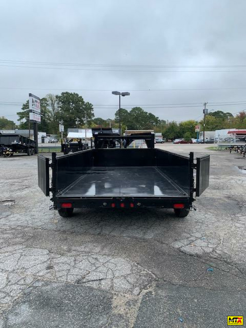 New 2025 Big Tex Trailers 7x14 Gooseneck 14GX w/ Slide-In Ramps Dump Trailer
