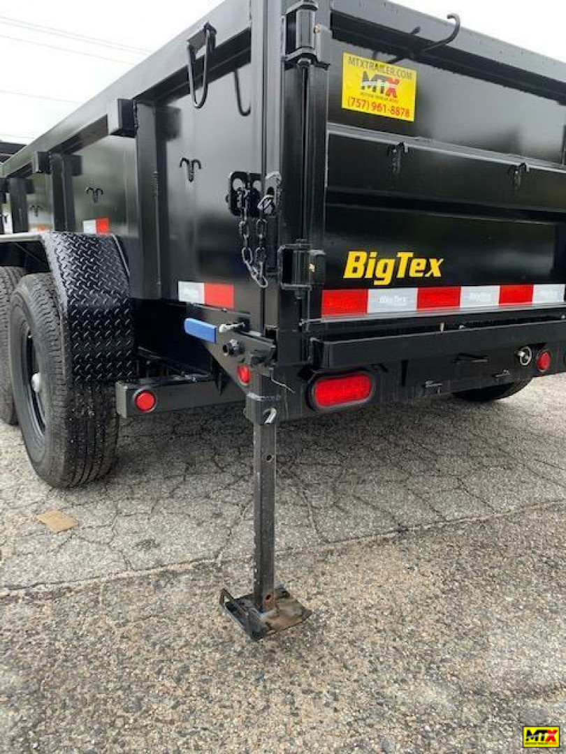 New 2025 Big Tex Trailers 7x14 Gooseneck 14GX w/ Slide-In Ramps Dump Trailer